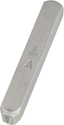 GRAVUREM-S Jeu lettres minuscules à frapper a-z - alphabet et point / 6mm - Nail Gallerys