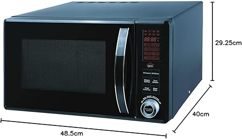 WeGeek Four à micro-ondes combiné, 1000 W, grill, 800 W, micro-ondes, 25 litres, métal, noir - Nail Gallerys