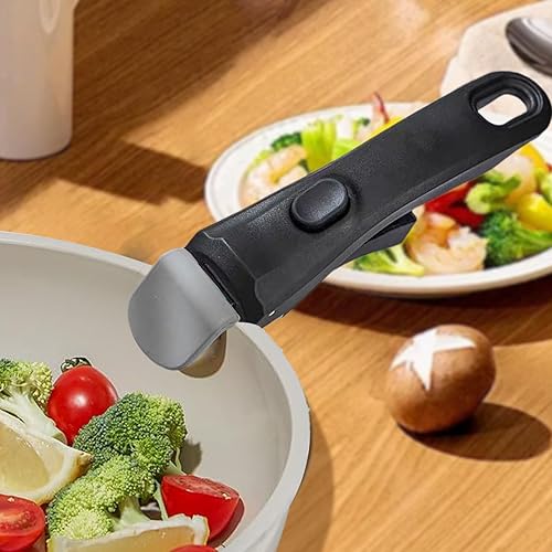 Poignée De Casserole Amovible, Poignée De Marmite Pour Poêle À Frire, Poignée De Remplacement Ergonomique Pour Batterie De Cuisine, Poignées Amovibles De Cuisine De Campagne Pour Casserole - Nail Gallerys