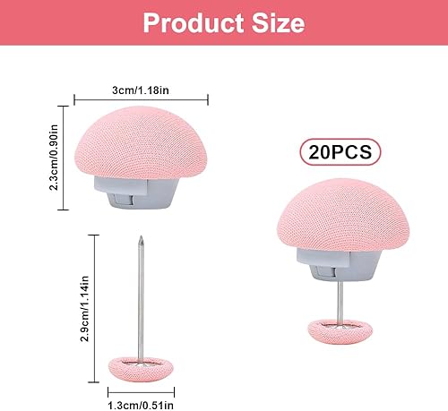 20 Pièces Clips de Fixation Ronds, Pince Couette Housse, Attache Couette Dans Housse, Motif Champignon Clip Couette, Enfile Couette avec Boutons, Clip Fixation Couette pour Matelas Housse de Couette - Nail Gallerys