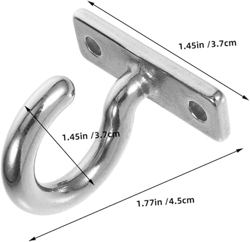 POPETPOP Crochets de Plafond Acier Inoxydable pour Suspendre Vêtements et Accessoires Crochet Élégant et Moderne pour Salle de Bain Cuisine Garage Installation Rapide - Nail Gallerys