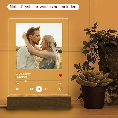 2 Pièces Socle Lumineux, 30 cm Rectangulaire Socle Lumineux Led, Couleur Chaude Base D'affichage Led, Socle Lumineux USB Éclairé en Bois Support D'affichagesocle pour Cristaux, Verre, Résine, Art - Nail Gallerys