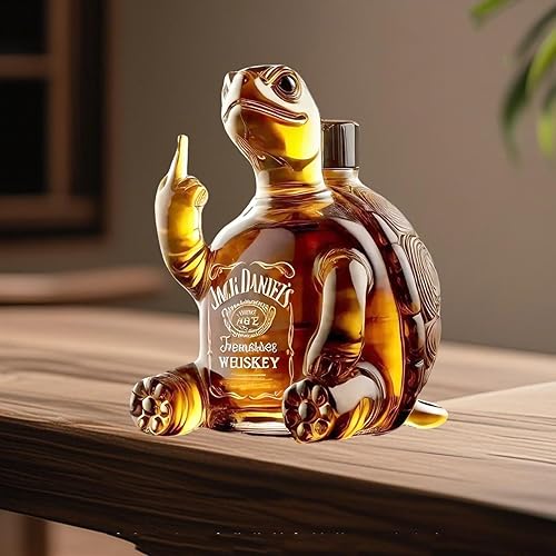 DUOAZJL Sculpture Artistique – Carafe à Whisky en Verre à Motif Animal, 300 ML, idéale pour la décoration de Bar à Domicile - Nail Gallerys