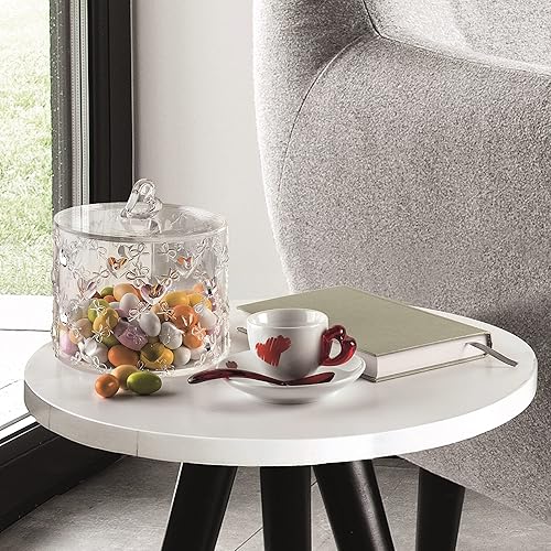 Guzzini, Petit Recipient Avec Couvercle Love, Ø10,7 x h11 cm - Nail Gallerys