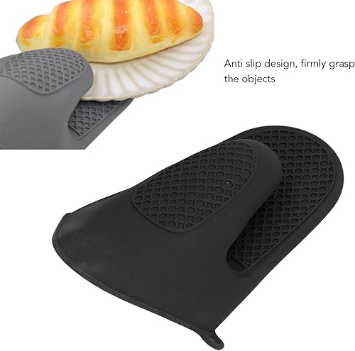 HERCHR Gants de Cuisine en Silicone, 2 Gants de Cuisine en Silicone résistants à la Chaleur, maniques en Silicone pour la Cuisine, Gants de Cuisine(Violet) - Nail Gallerys