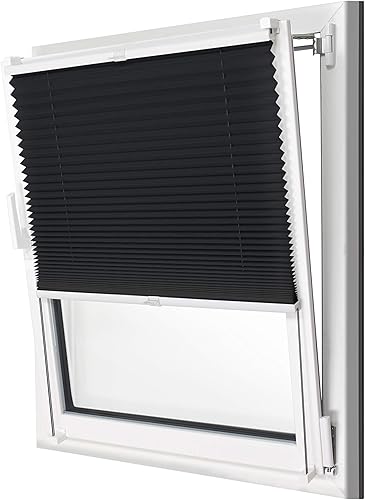 Plissé npluseins - prémonté et avec Fixation par Serrage sur Le Cadre de fenêtre - Montage en 3 étapes très Facile, env. 40 x 130 cm, Blanc - Nail Gallerys