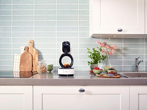 Krups YY3042FD Machine à Café à Capsules Nescafé Dolce Gusto Lumio - Automatique - Qualité Professionnelle - Pression 15 bars - Interface Tactile - Large Choix de Boissons Chaudes et Froides - Nail Gallerys