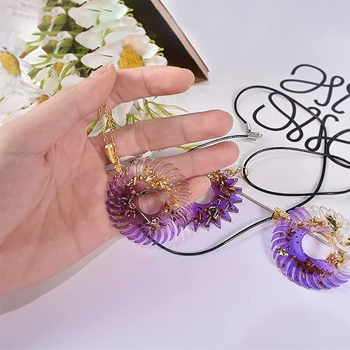HyzaPhix Moule Époxy Résine Bijoux, 31 Pièces Moulle Silicone Pendentif, Bijoux Moulage Resine Bricolage Outils pour la Fabrication de Bijoux, Collier, Boucles, Porte-clés (Moulle Pendentif) - Nail Gallerys