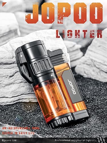 JOPOO Triplo Briquet rechargeable Turbo réglable - Nail Gallerys