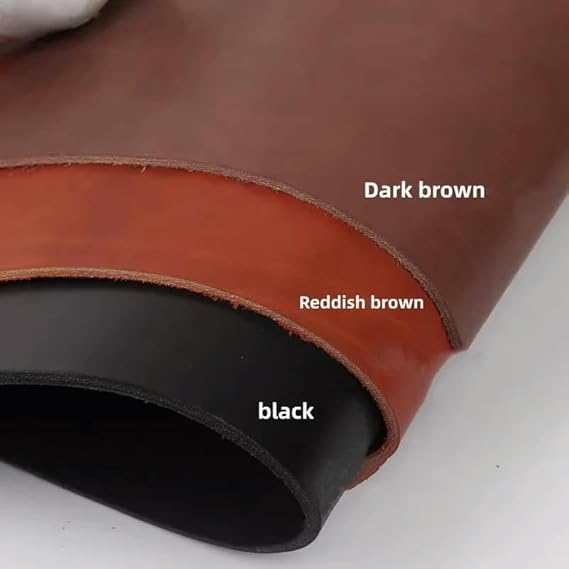 ROCILA Cuir de vachette épais et dur pour bricolage, cuir tanné végétal, couche de tête, cuir fait à la main, gaine de couteau en tissu, 4 mm - Nail Gallerys