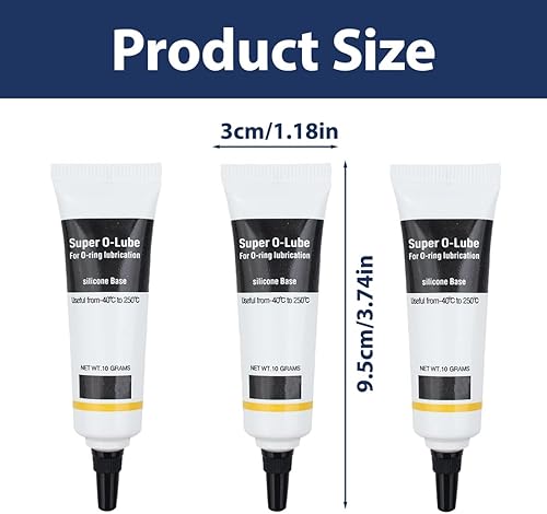 EIROVYA Graisse Silicone pour Machine à Café Automatique de 10g,Graisse Silicone Universelle,pour Joint Torique,Machine à Café, 3 Tubes - Nail Gallerys