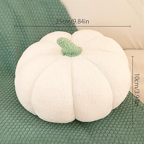 Coussin décoratif en Forme de Citrouille, 25 cm en Peluche 3D Coussin en Forme de Citrouille Décorations d'automne pour Chambre d'enfant canapé décoration - Nail Gallerys