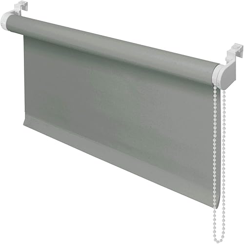 Deco Company Gardinia Gardinia Mini Store Enrouleur Tone à Fixer, Store à Lumière du Jour, Opaque, Kit de Montage Inclus, Blanc, 60 x 150 cm - Nail Gallerys