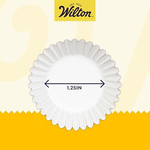 Wilton Lot de 350 mini caissettes à pâtisserie Blanc - Nail Gallerys