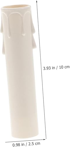 Warmhm 15pièces Couvercles De Bougie Plastique Pour Lustres Lot De Finition Blanche Effet De Cire Compatibles Avec Supports De Bougies Décoratifs Utilisation Polyvalente Pour - Nail Gallerys