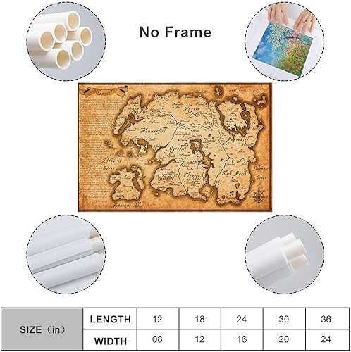 Hollow Knight - Impression sur toile de carte de jeu de RPG pour chambre à coucher, salle de bain - 60 x 90 cm - Nail Gallerys