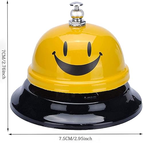 Service Cloches,Sonnette de Réception,Cloche de Table,Table ​Bar Cloches,Service de Sonnette,Cloche de Service pour Cuisine Hôtel Restaurant Bar Bureau école Cloches et grelots de noël - Nail Gallerys