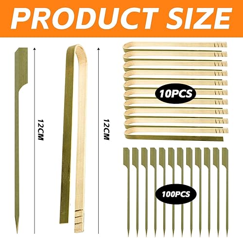 Pics À Barbecue 100 Pièces, Garniture De Gâteau 10 Pièces, Brochettes, Brochettes D'Amuse-Gueules, Décorations De Cocktail, Accessoires De Buffet - Nail Gallerys