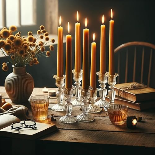 BB : Bougies en Cire d'Abeille Bougies Naturelles Décoratives et Elégantes au Miel et à la Cire d'Abeille Bougies longues rituelles au miel bio et aromatiques pour la Maison - Nail Gallerys