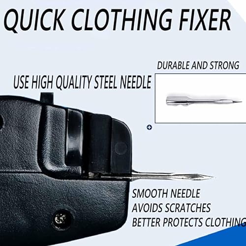 Quick Clothing Fixer,Quick Stitch Sewing Gun,Mini Stitch Hemming Gun for Clothes,Instant Button Garment Connector,Micro stitch Gun,Stitch Hemming Tool for Garment,with 1000 Pcs Plastic Needle (Purple) - Nail Gallerys