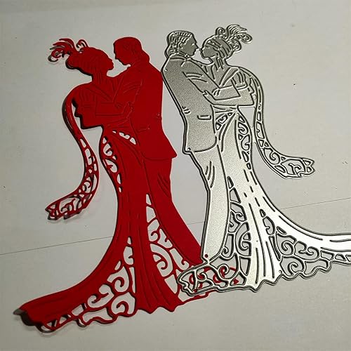 BAHJKASD Tampon en métal pour découpe de danseurs - Pochoirs de découpe - Pour la fabrication de cartes, scrapbooking, papier - Artisanat fait à la main - Nail Gallerys