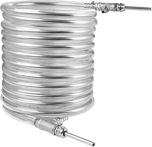 Serpentin d'échange de chaleur, Refroidisseur De Moût À Contre-courant, 3/8 Pouces X 10M, Échangeur De Chaleur En Acier Inoxydable, Tuyau De Bobine De Refroidissement, Machine De Refroidissement De Bi - Nail Gallerys