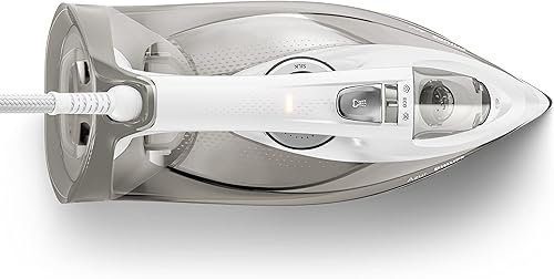 Philips Azur GC4901/10 – Fer à repasser vapeur 2800 W, coup de vapeur 280 g, 50 g/min de vapeur continue, nettoyage de la chaleur en 15 secondes, arrêt automatique, gris Blanc - Nail Gallerys