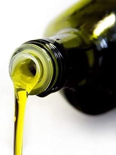 Lot de 12 bouteilles en verre vert pour huile d'olive 750 ml avec bouchon à vis en aluminium - Nail Gallerys