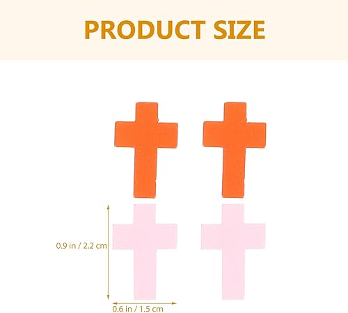 PRETYZOOM 100 Pcs Bois Croix Pendentifs Couleur Croix Charmes Croix Pendentifs Perles Bijoux Résultats pour Bracelet Collier Boucle D'oreille (Assorti) - Nail Gallerys