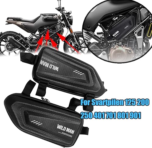 HYEBNP for VitPilen/SvartPilen 401 125 200 250 701 801 901 Accessoires de Moto Sacoche latérale Sacs à Outils Sacoche de Selle étanche Sac de Rangement de Cadre Accessoires de Moto - Nail Gallerys