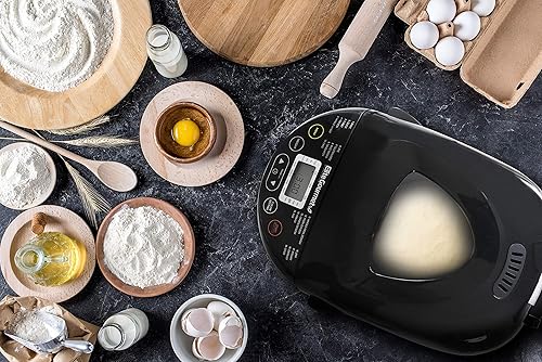 Elite Gourmet EBM8103B Machine à pain programmable, 3 tailles de pain jusqu’à 900 g, 19 fonctions, réalisation de pain sans gluten, au seigle blanc, etc., noir - Nail Gallerys