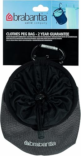Brabantia 420184 Sac pour pinces à linge Noir - Nail Gallerys