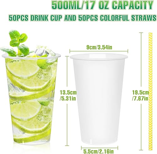 Lot de 50 gobelets en plastique mat, réutilisables, 360 ml, pour fêtes à boissons, anniversaire, mariage, Noël (360 ml) - Nail Gallerys