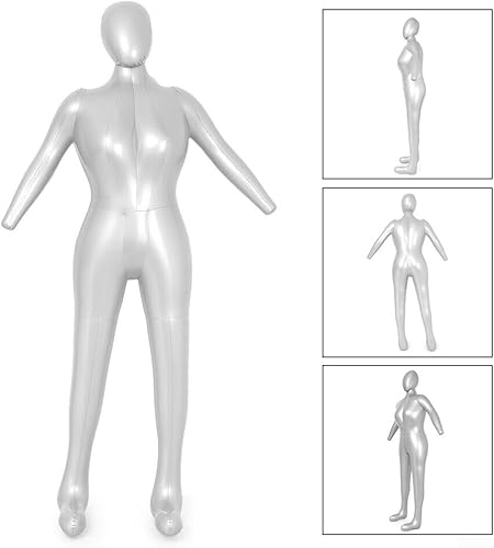Mannequin gonflable pour femme 170 cm pour mettre en valeur des hauts et des colliers - Nail Gallerys
