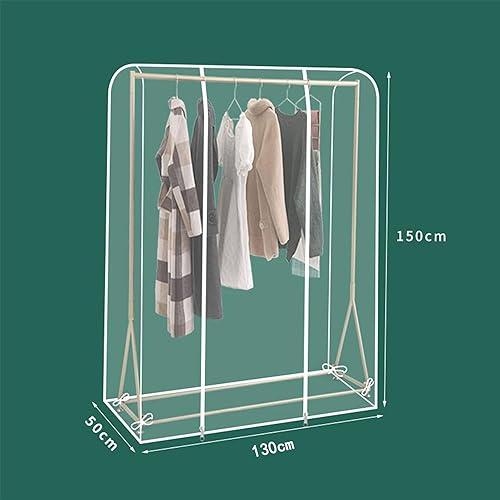 SHAIYOU Housse de Vêtements, Housse Transparente pour Portemanteau, Housse Protection Transparente Cintre Anti-poussière Protecteur pour Chemises Costume Manteau (Frosted,100 * 50 * 150cm) - Nail Gallerys