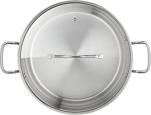 Tefal B9086414 Intuition XL Grande Marmite Inox 28 Cm (9.6L) + Couvercle en Verre Tous Feux Dont Induction - Nail Gallerys