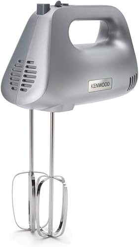 Kenwood Handmixer, 450W, 5 Speeds, Stainless Steel Kneaders and Beaters for Durability and Strength HMP30.A0SI- Silver - Nail Gallerys