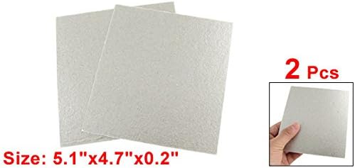 2 pièces Plaques de mica Feuille de Mica Isolant réparation de four à micro-ondes 5,1 'x 4,7' - Nail Gallerys