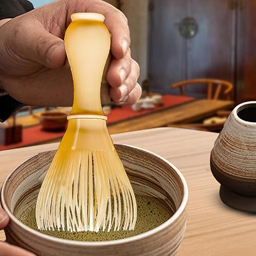 Fouet pour matcha, pinceau à matcha, outils de fouet professionnels, accessoire pratique, mélangeur réutilisable, mélangeur japonais traditionnel pour faire et mélanger le tapis cha - Nail Gallerys