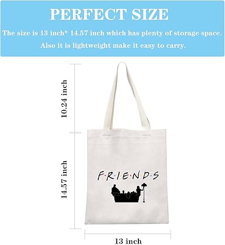 Joli cadeau d'amitié avec inscription « Friends I'll Be There for You » - Trousse à maquillage humoristique pour les fans d'amis, Be There for You Eu, L, - Nail Gallerys