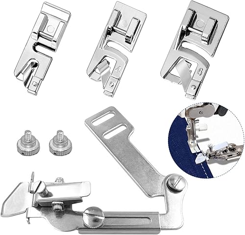 4 Pièces Pied de Biche Machine a Coudre Accessoire Couture Pied Machine a Coudre Pied Presseur Multifonctionnel pour Machine à Coudre pour Types de Machines à Coudre Domestiques Multifonctionnelles - Nail Gallerys