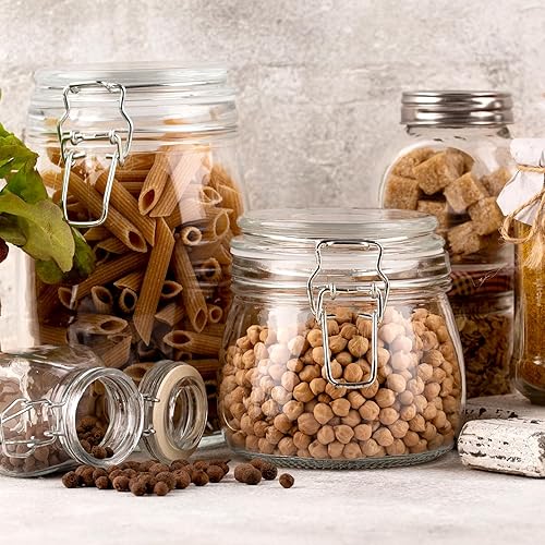 Nogeqi Lot de 6 joints en caoutchouc de rechange pour bocaux Weck - 114 x 85 mm - Anti-fuite - Pour bocaux de conservation - Blanc - Nail Gallerys