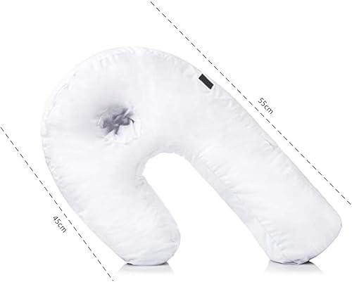 Laduup Side Sleeper Oreiller de positionnement latéral anti-ronflement, colonne vertébrale pour les oreilles, les maux de nuque, les douleurs des épaules - Nail Gallerys