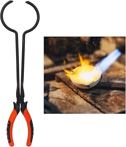 Kit de Fonderie Creuset en Métal, Pince à Creuset, Fonte de l'or pour le Métal - Nail Gallerys