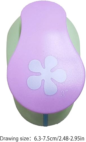 dijiusidy Lot de 3 perforateurs artisanat cartes de scrapbooking outil de décoration sans effort art facile et conception cohérente plusieurs types, aimer, 3'' - Nail Gallerys
