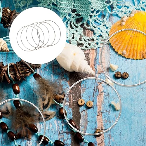 Bessy shop Craft Hoop Rings,10 pièces Metal Anneaux de Couronne,Anneaux en métal macramé,Anneau pour Attrape-Rêves,Anneaux en métal revêtu(11cm) - Nail Gallerys