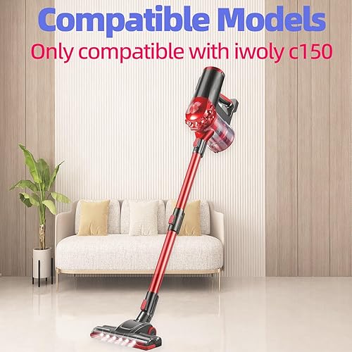 YUJINRU Lot de 4 filtres compatibles avec aspirateur sans fil iwoly C150, 4 filtres HEPA de rechange - Nail Gallerys