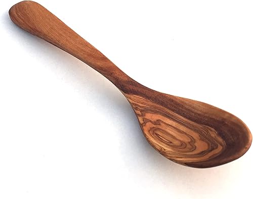 Cuillère à soupe elegance 20 cm en bois fait à la main en bois d'olivier cadeau durable - Nail Gallerys