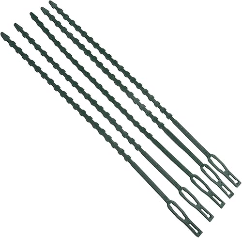 Lot de 50 attaches de jardin réglables en plastique pour plantes grimpantes et jeunes arbres (23 cm) - Nail Gallerys