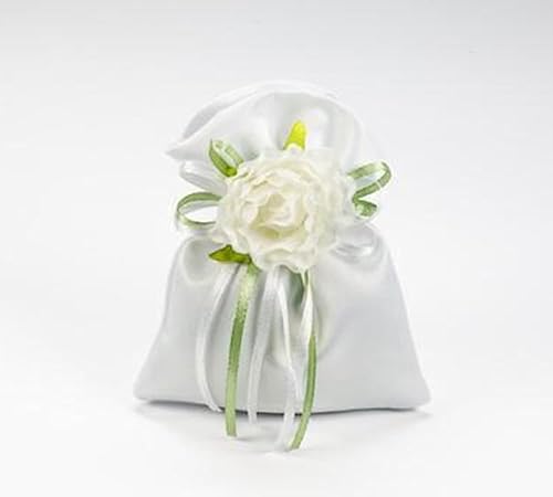 Lot de 10 sacs en satin mat pour bonbonnières à faire soi-même (rouge) - Nail Gallerys